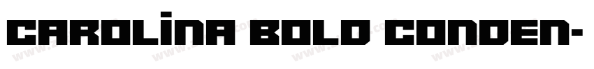 Carolina Bold Conden字体转换